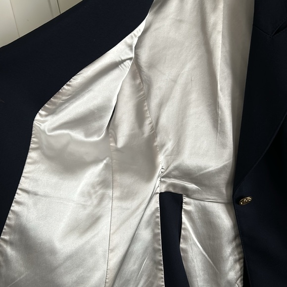 Smythe Navy Wool Blazer Size 6 - Picture 6 of 9